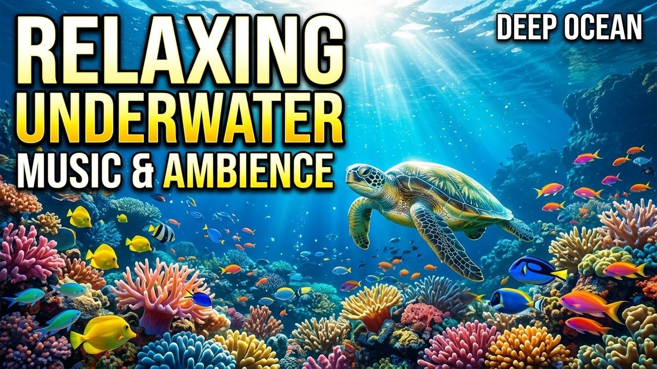 Tranquil Ocean Dreams 🌊 • Soothing Relaxation Music for Sleep 😴 • Gentle Underwater Flow ✨