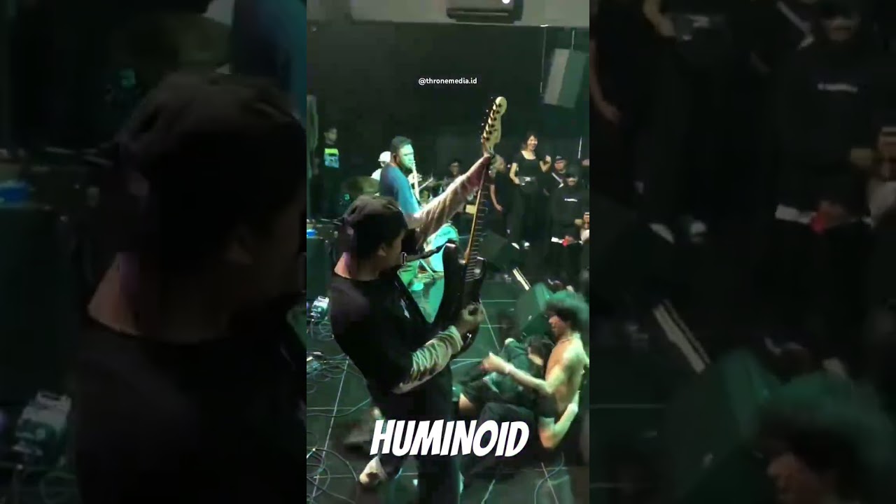 Huminoid ⛓️ #moshing #moshpit #mosh #crowd #crowdsurfing #pogo #chaos #shorts #twostep #gigs #hcpunk