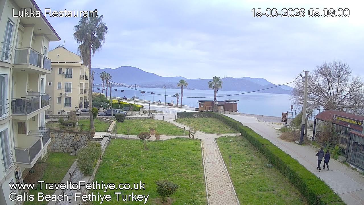 Webcam Live from Calis Beach, Fethiye Turkey | Fethiye webcam