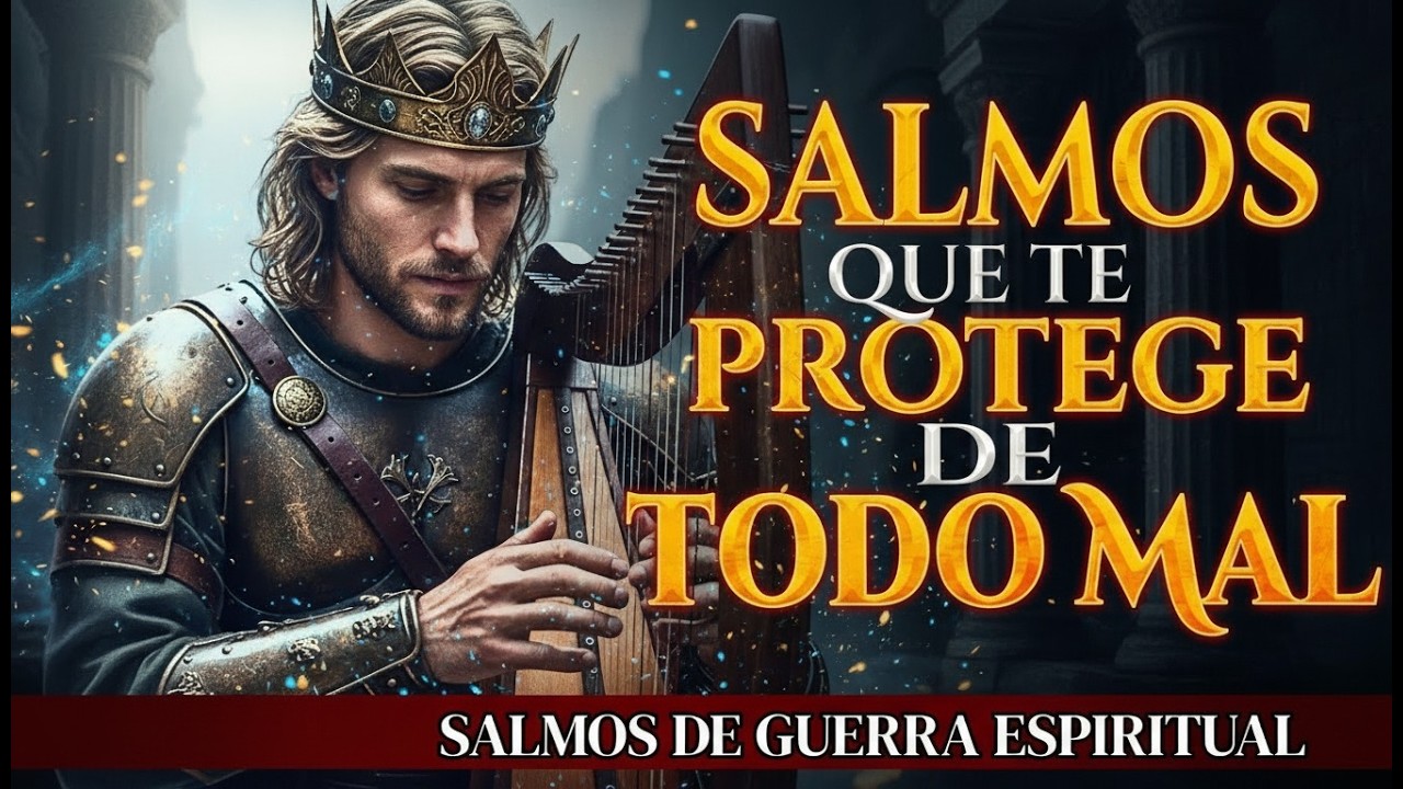 SALMOS PARA PROTEGERNOS DE TODO MAL | Salmos que David Cantaba Con Poder