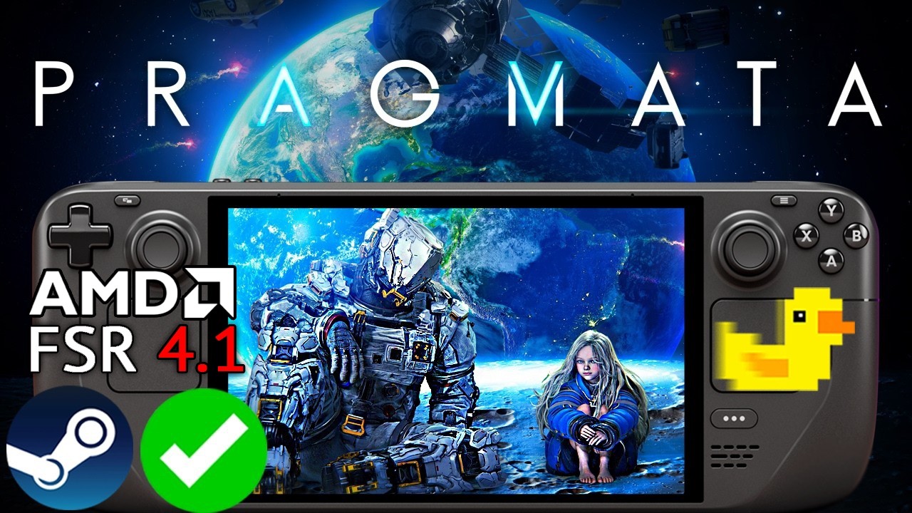 PRAGMATA Steam Deck: FSR 4.1 + Lossless Scaling Performance Test + How To Install
