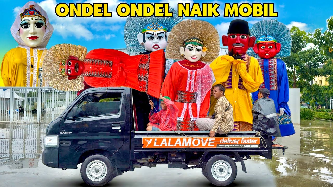 ONDEL-ONDEL RAMADHAN DI HATI 💞 ONDEL ONDEL BETAWI NAIK MOBIL
