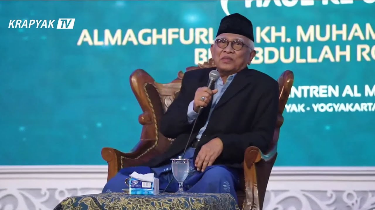 Ijazah Gus Mus di Majelis Haul Ke 84 Almaghfurlah KH. M. Munawwir Krapyak