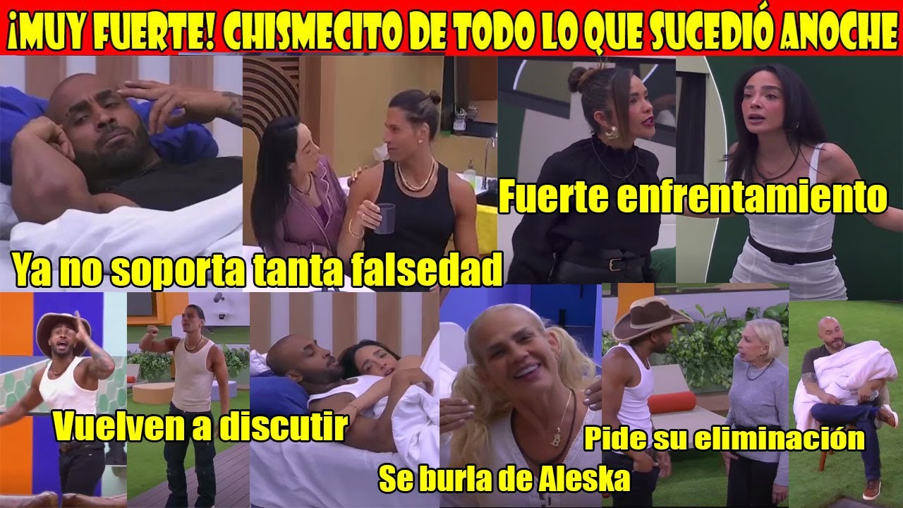 Caramelo explota no soporta ver a Mane con Luca, Dania ya no aguanta mas Niurka se la regresa Aleska
