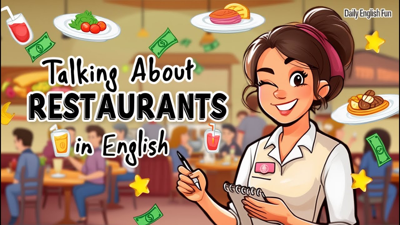 Talking About Restaurants in English 🍽️🍜 | English Dialogue Practice for Beginners