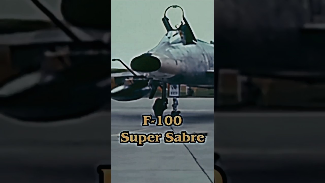 The North American F-100 Super Sabre #f100 #f100supersabre #retro