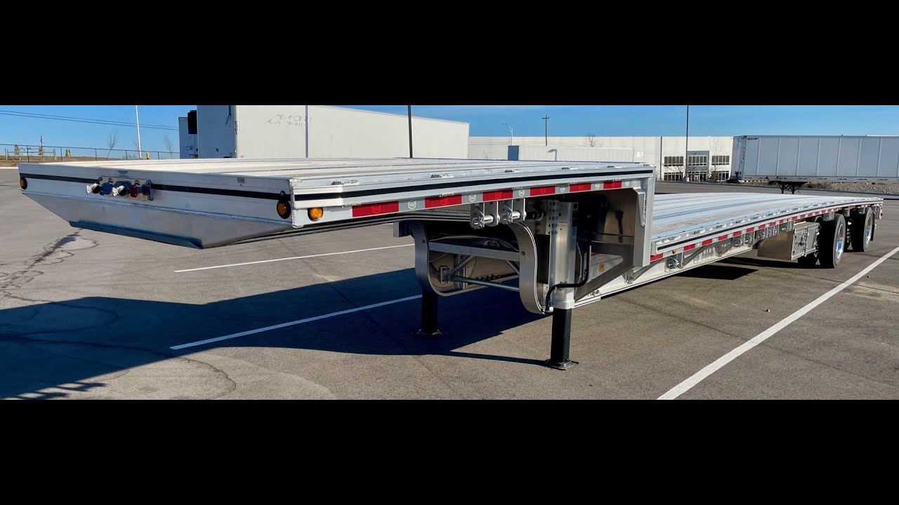 2025 MAC 53&rsquo; Drop Deck / Step Deck Aluminum Flatbed Trailer &mdash;Aluminum Wheels, 2 Tool Boxes