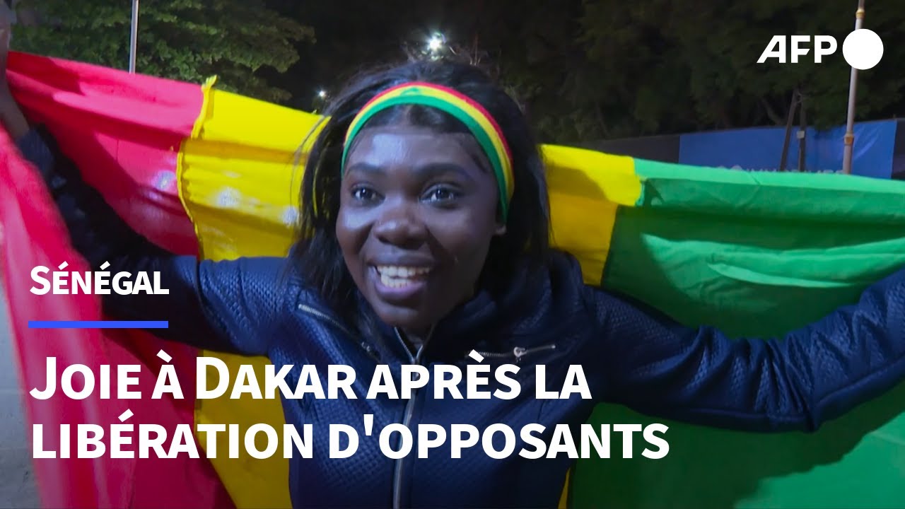 Sénégal: scènes de liesse à Dakar suite aux libérations des opposants Sonko et Faye | AFP