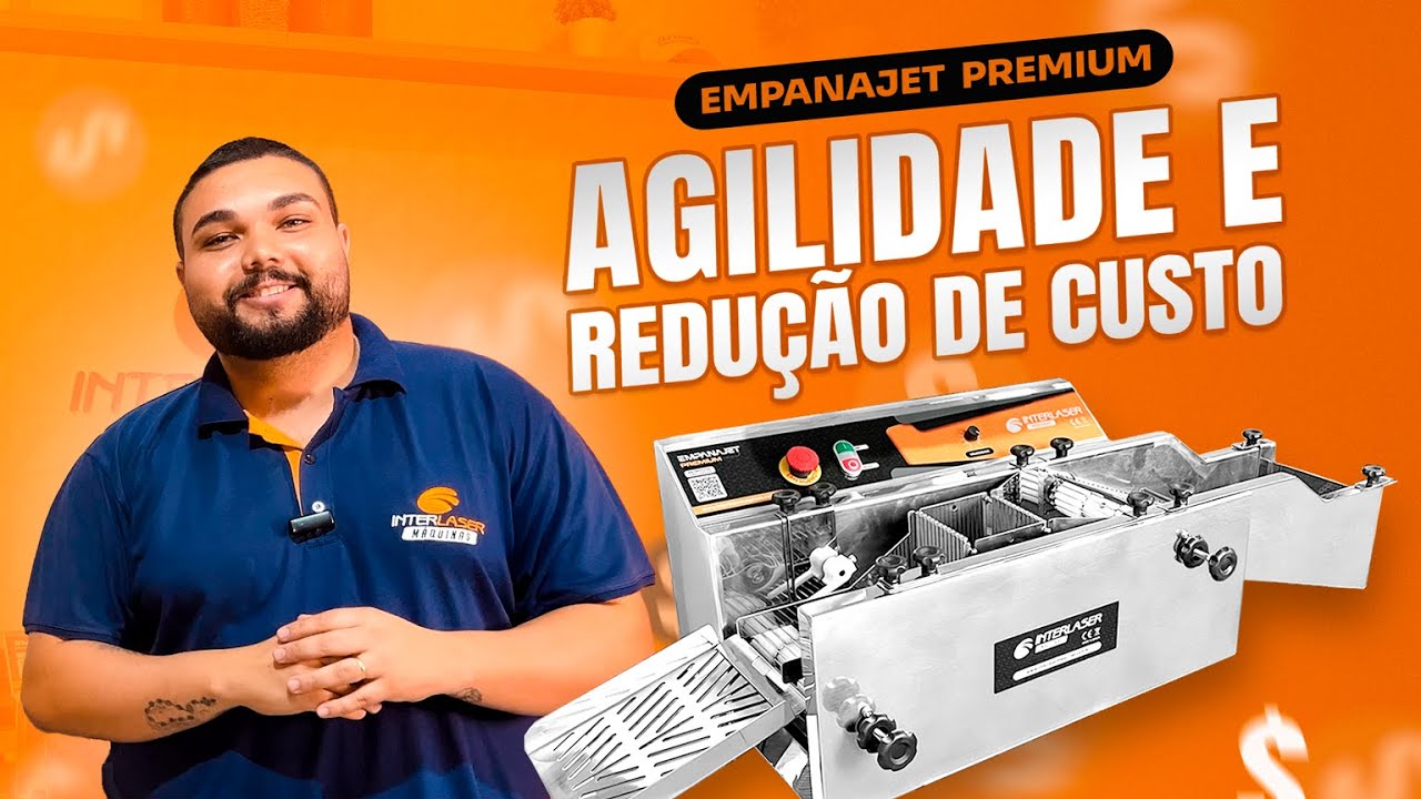 Empane com AGILIDADE e REDUÇÃO DE CUSTOS - Conheça a Empanajet Premium