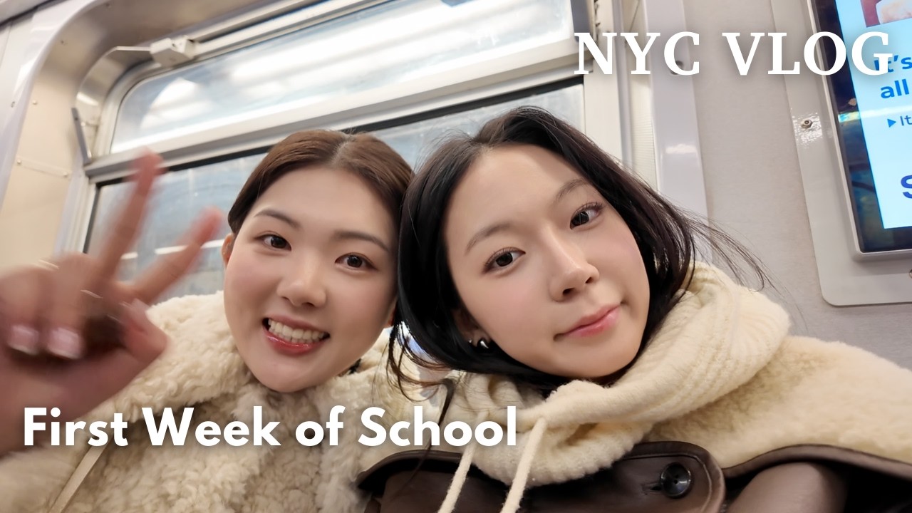 NYC vlog: first week back at fashion school