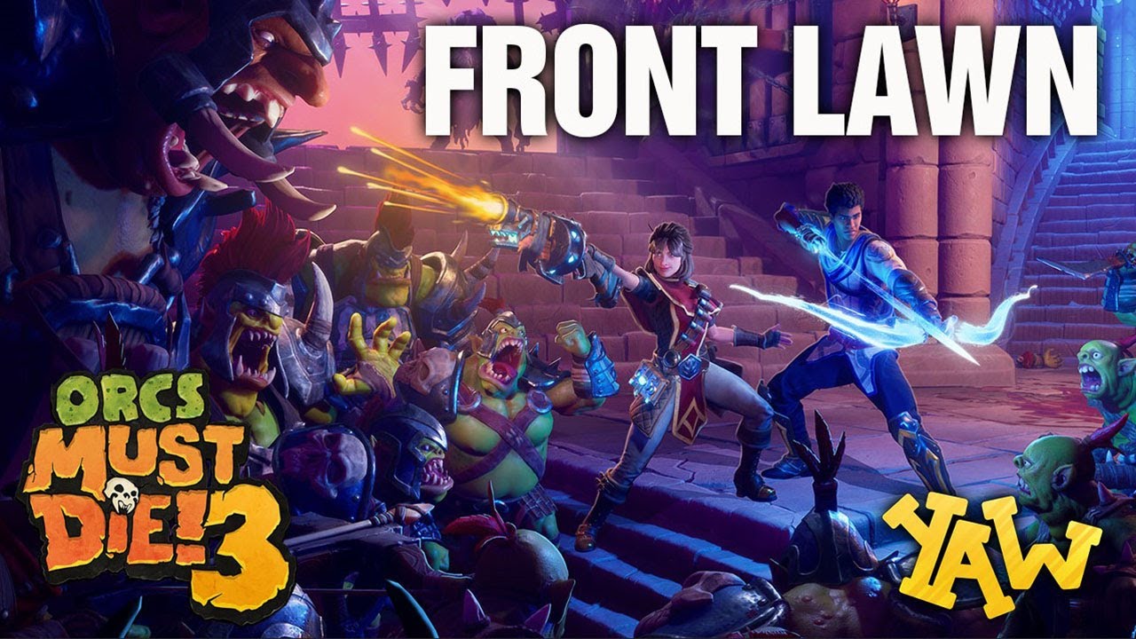 FRONT LAWN | Orcs Must Die 3 - Coop Gameplay (9)