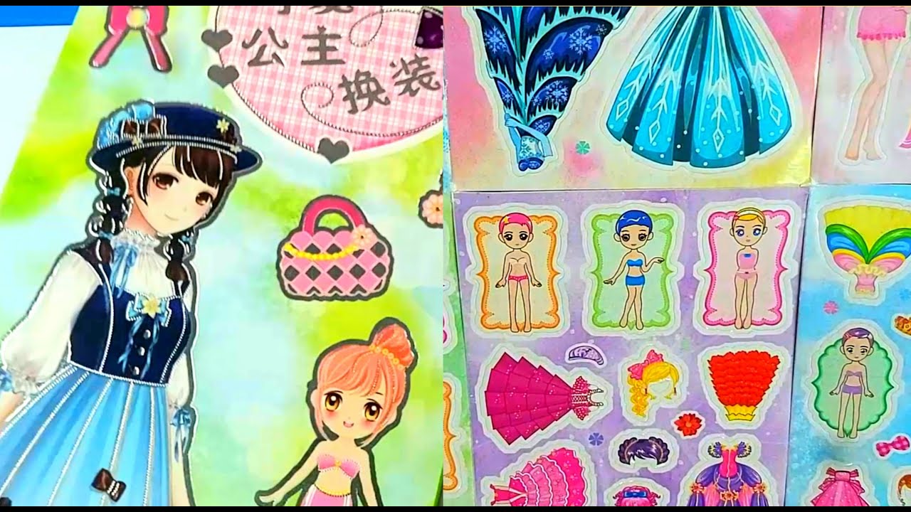 Nhà tạo mẫu tóc và thời trang Công chúa cổ trang/ Sổ sticker 8 thẻ giá bán 5k/ 1001 Câu Chuyện