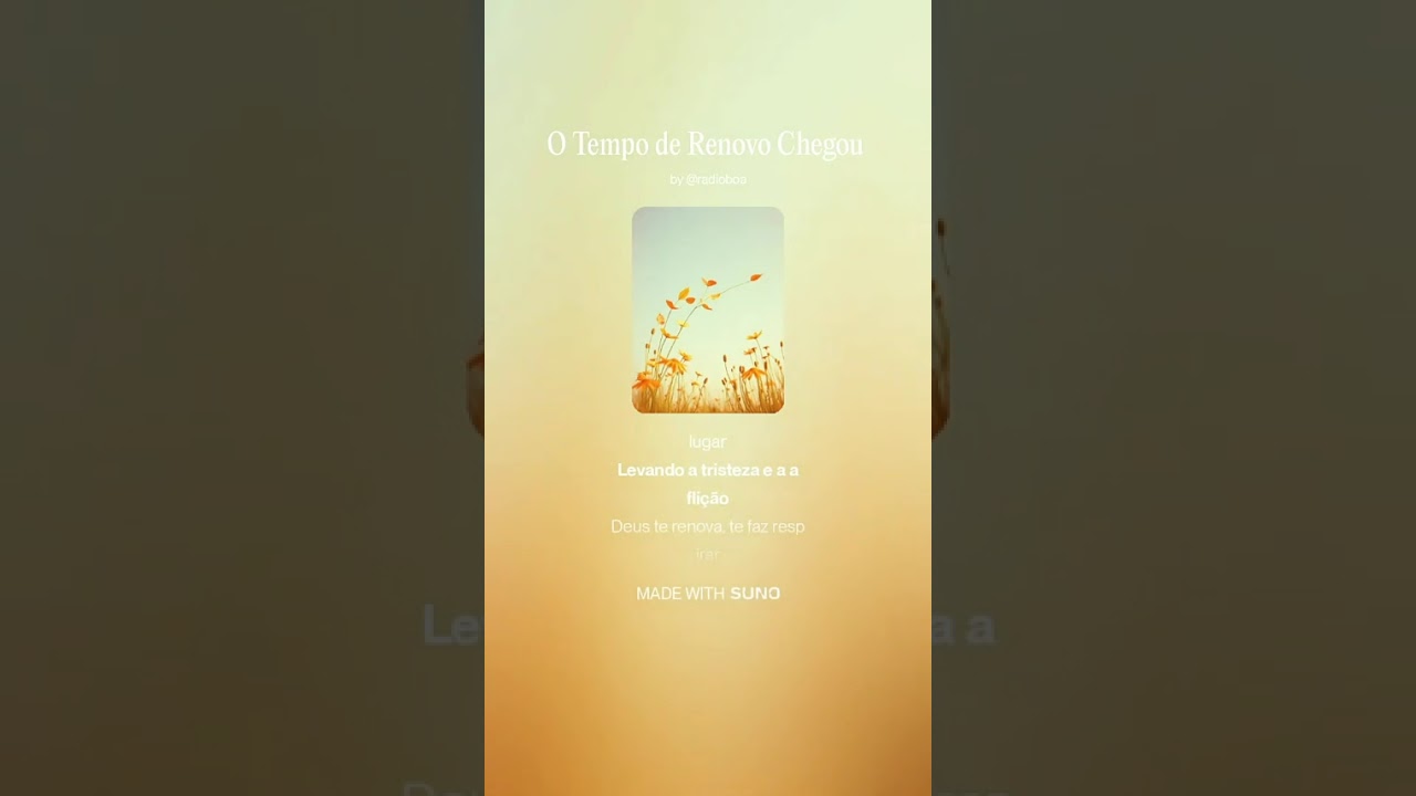 O Tempo do Renovo Chegou (reggae)