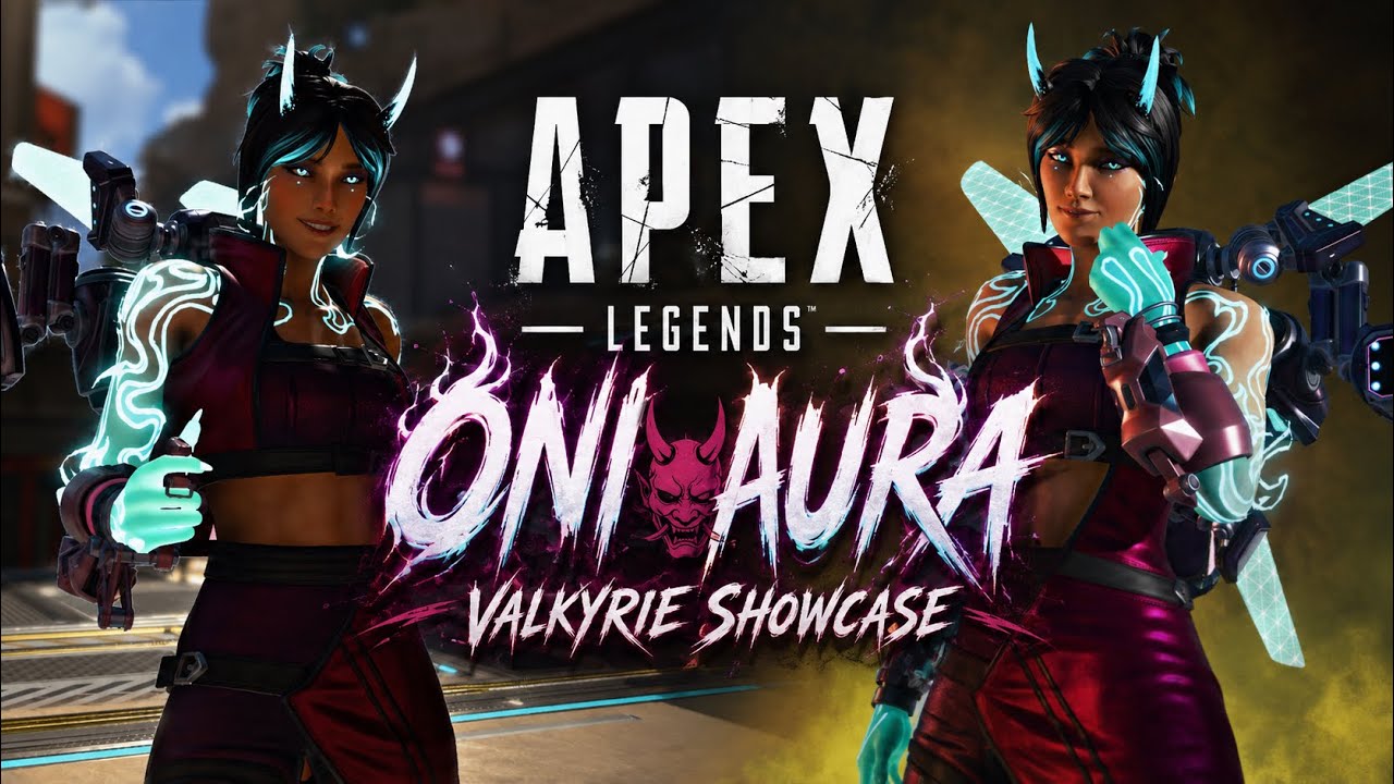 Valkyrie Oni Aura skin showcase (4k) - Apex Legends 