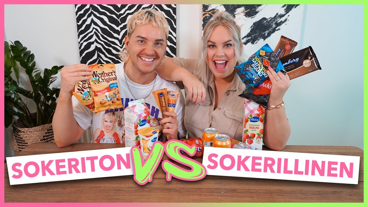 ARVAA SOKERITON VS SOKERILLINEN TUOTE - HAASTE!