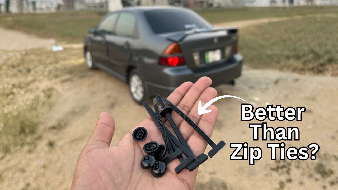 Fix Bumper Locks & Fender Shields Easily With Button Zip Ties!