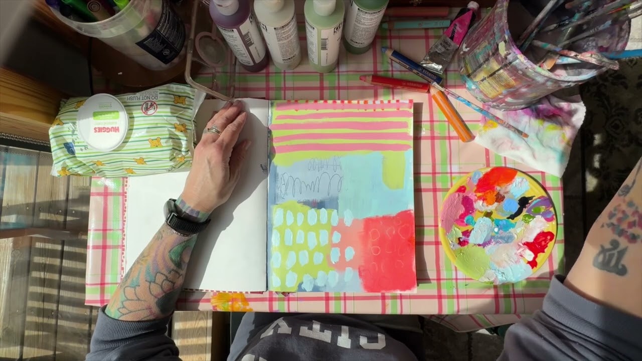 Journal Prompt Day 2 (or any day!) This is practice creating an abstract in your journal or on paper