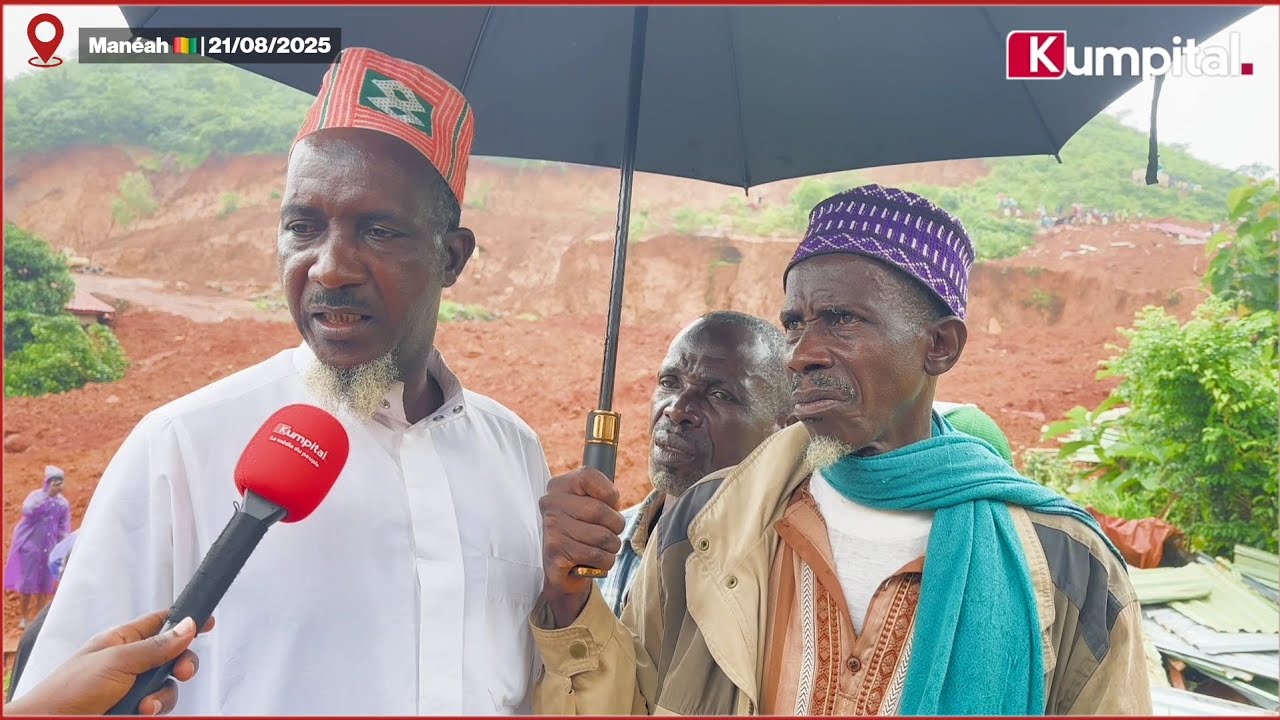 Éboulement à Manéah 🇬🇳 : Suivez ce témoignage pour plus de détails.