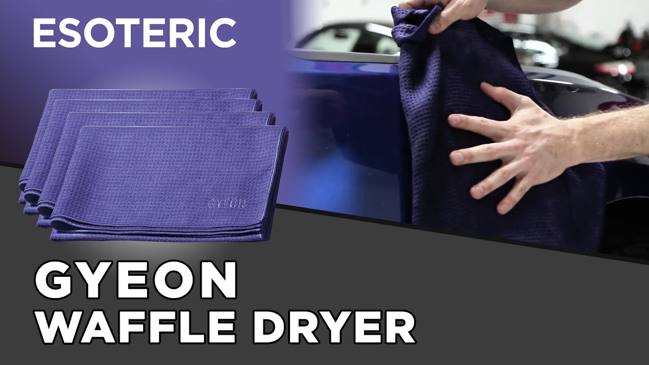 Gyeon Waffle Dryer Microfiber Towel Review - Esoteric Car Care
