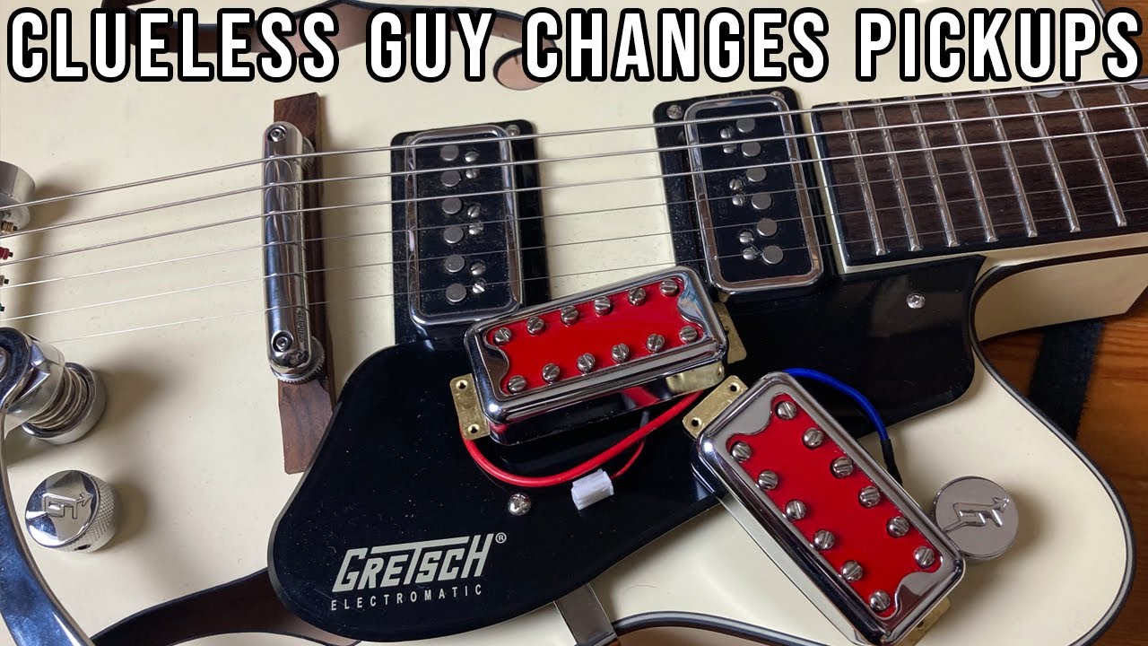 Gretsch G5410T Rat Rod Pickup Upgrade - Black Top Filtertrons To TV Jones T-Armonds