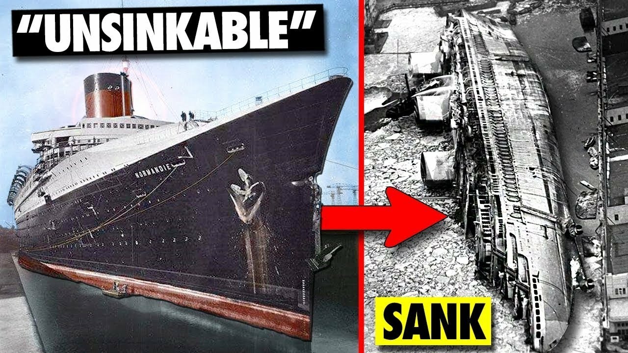 The Last Voyage of the SS Normandie - The Most Luxurious Ship Ever Built