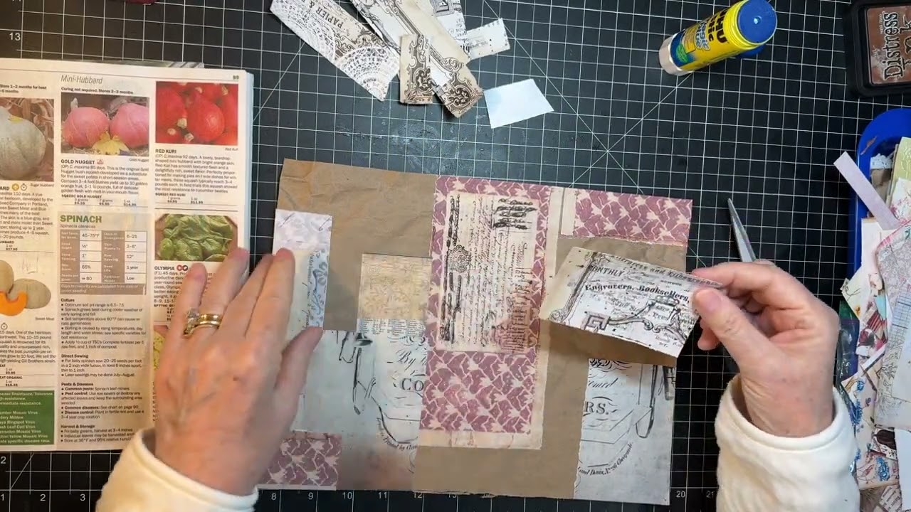 Scrappy Saturday! - Collaged Journal Covers!