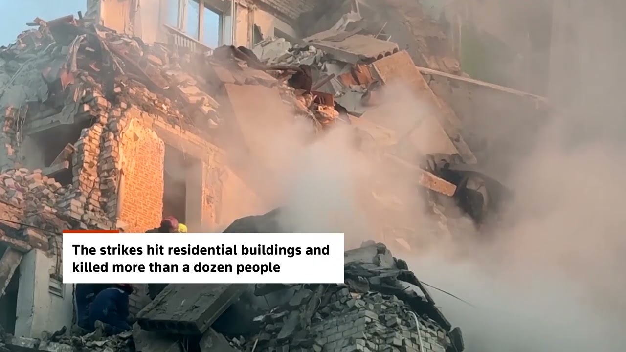 Russian air strikes leave many dead in Kyiv