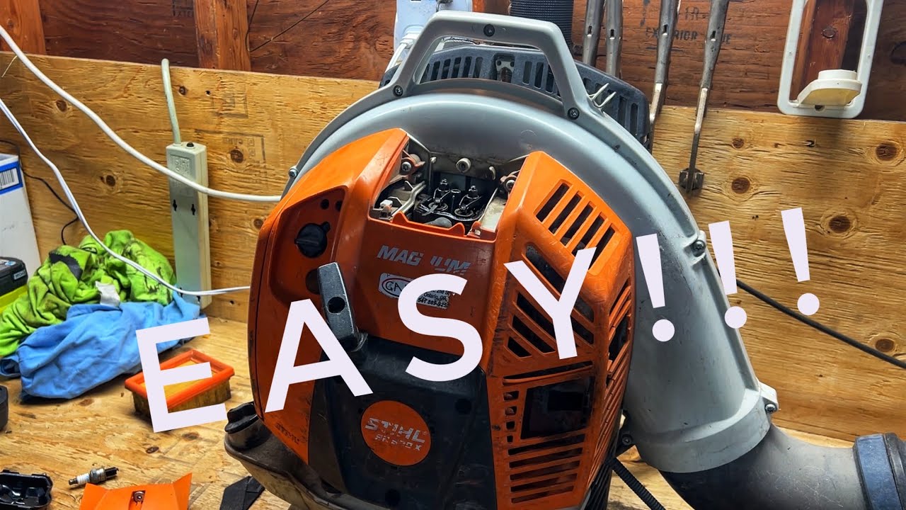 Stihl BR800. Fast valve adjust!!!