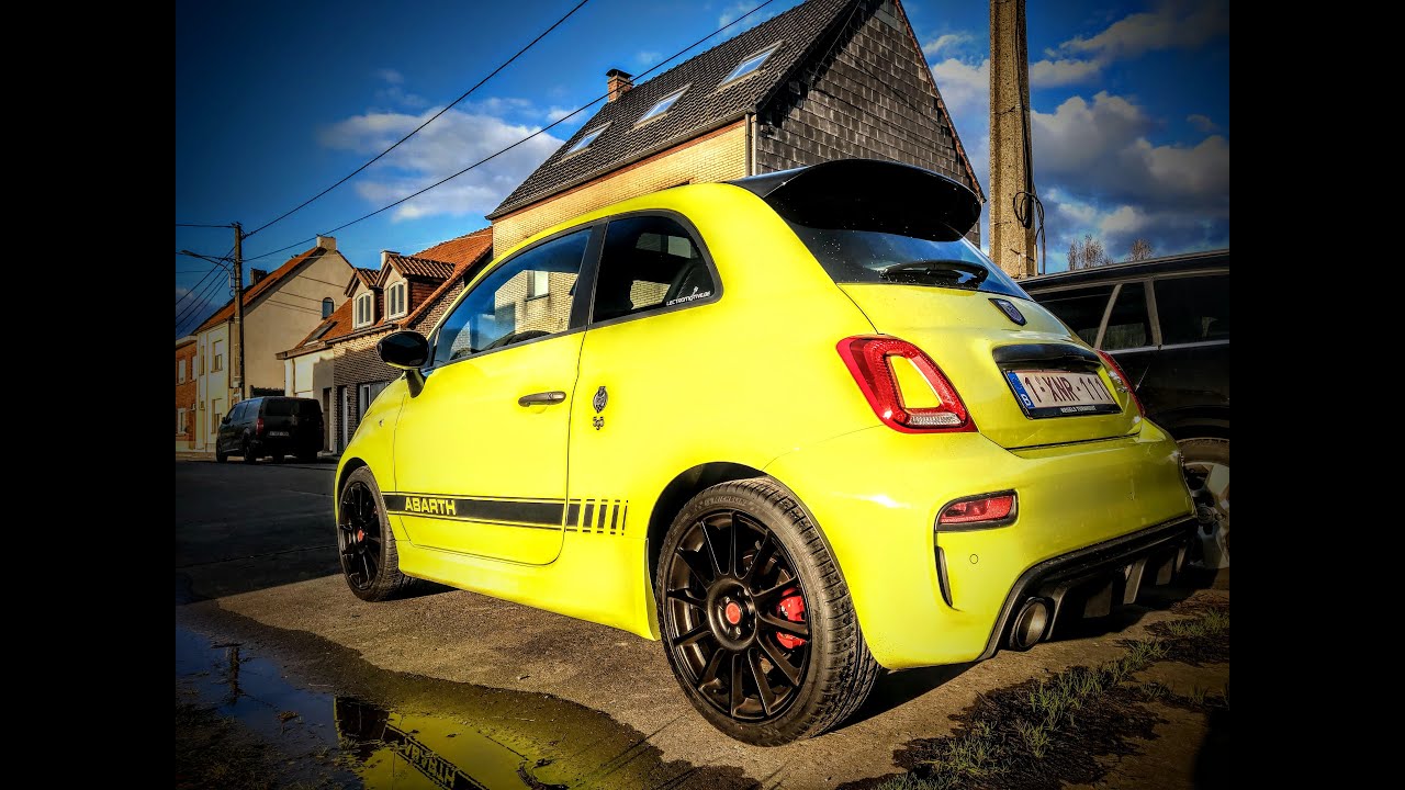 Abarth 595 with Forge dumpvalve