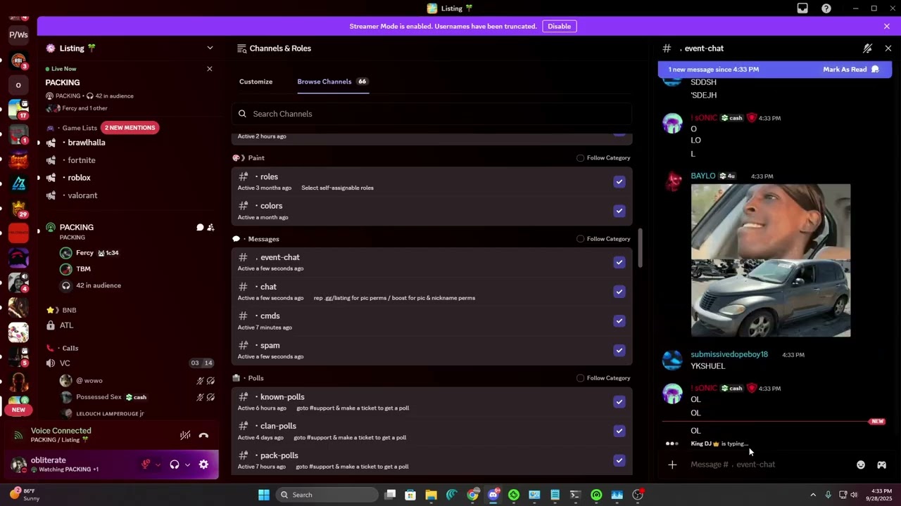 TBM Vs Fercy (Discord Packing J4J)