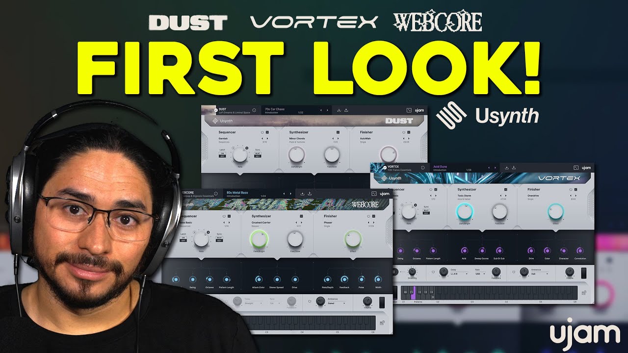 New Usynth DUST, WEBCORE, VORTEX | Creative Trio FIRST LOOK!