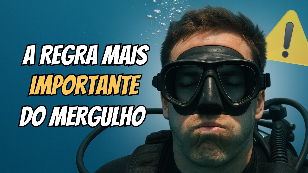 Essa regra do mergulho pode SALVAR sua vida! ⚠️ 🤿 A verdade sobre prender a RESPIRAÇÃO