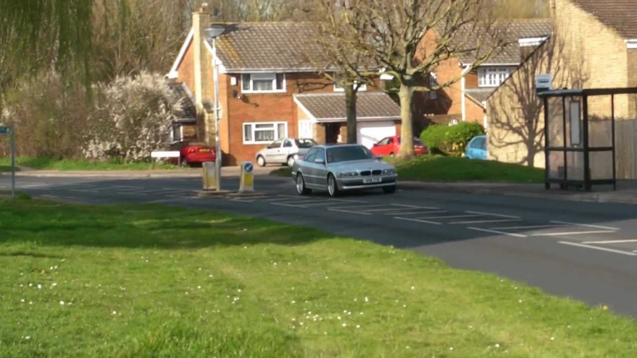 e38 740i sport 20'' MK Motorsport cruising