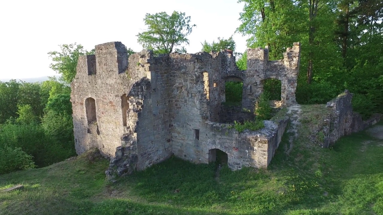 Burg Ruine Raueneck/b.Ebern DJI Dronenflug-HD