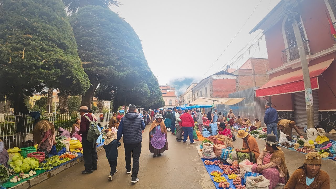 Un sábado de feria en Sorata, La Paz Bolivia 🇧🇴 | 4K walking tour