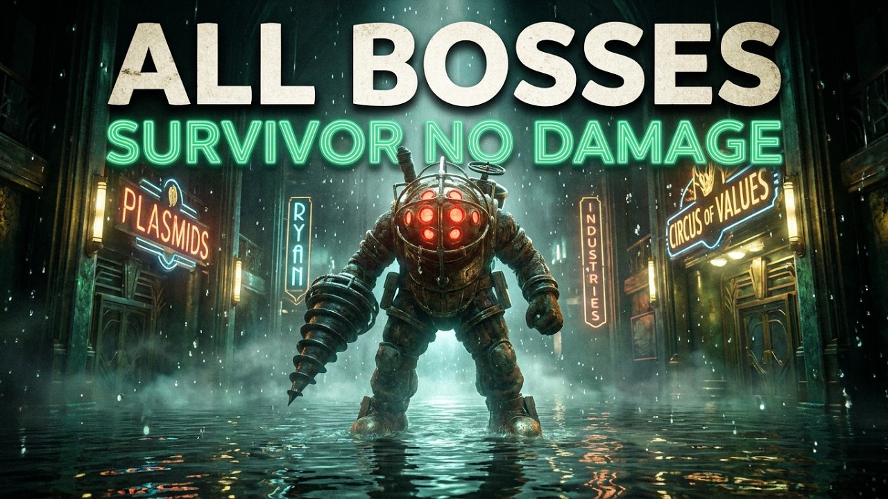BIOSHOCK:► ВСЕ БОССЫ [БЕЗ УРОНА, Сложность «Выживший», 4K60ᶠᵖˢ UHD]