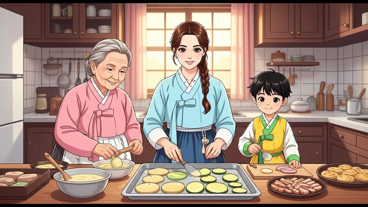 Where Seollal Begins 전 부치는 소리로 시작되는 설날