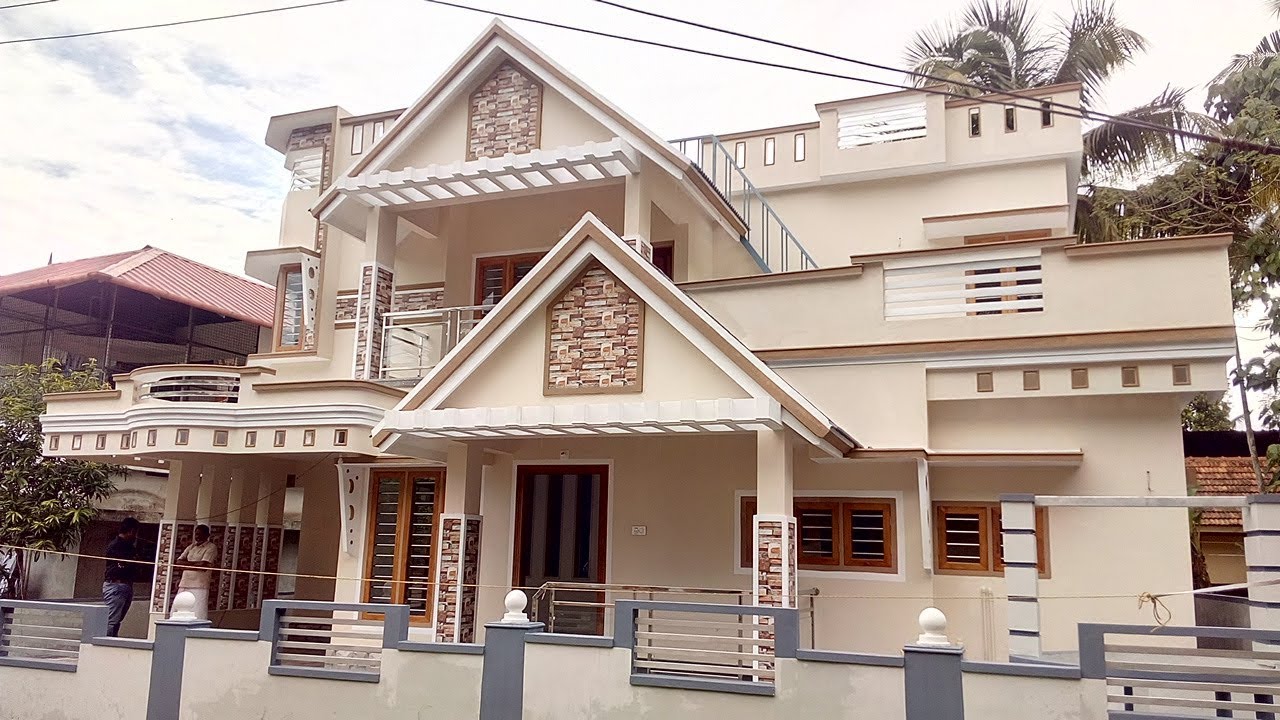 New House for sale Ernakulam dist 6.40 cent 1900 sqft 4 bhk 60 Lakhs negotiable NewCastle