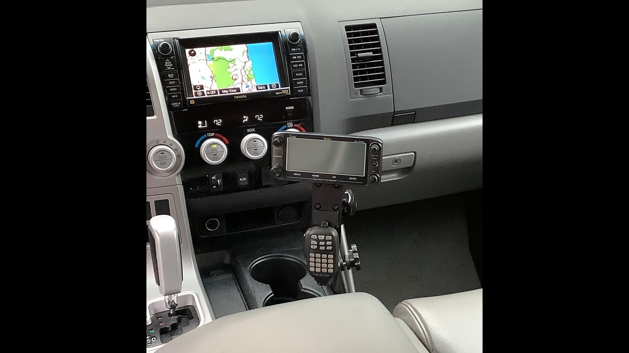 Icom ID-5100 or IC-2730 Low Vibration Mount Instillation