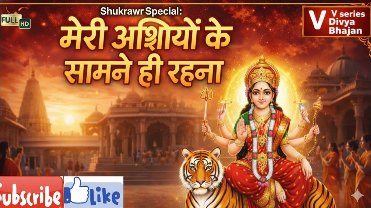 Meri Ankhiyon Ke Samne Hi Rehna | सुबह का शक्तिशाली माता भजन | दिल को छू लेने वाला भजन 2026