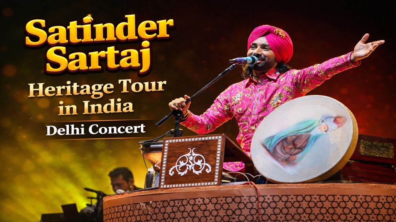 MAGICAL MOMENTS❤️ Unforgettable Evening with Satinder Sartaj❤️| Live Concert, Delhi 14 Feb 2026