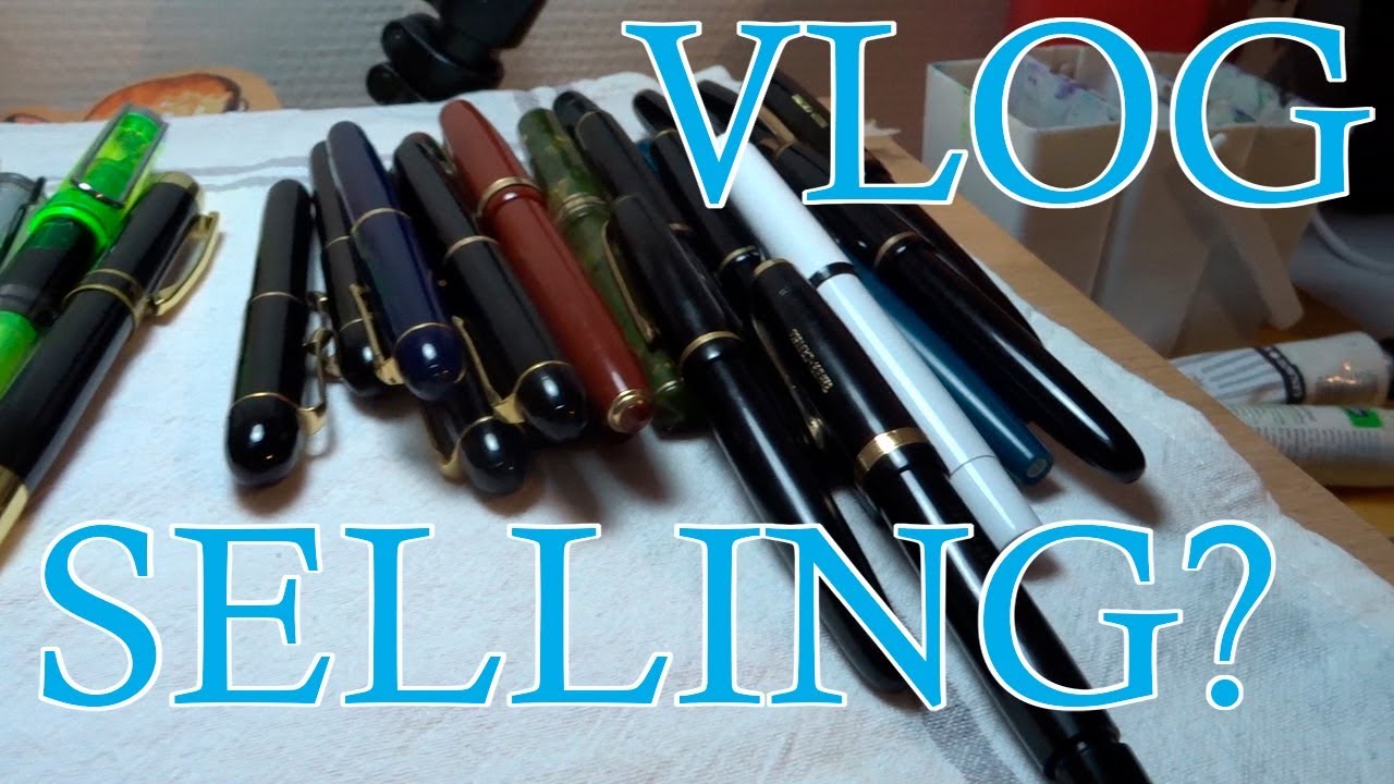 Fountain Pen Collection after VLOG : Selling Fountain Pens