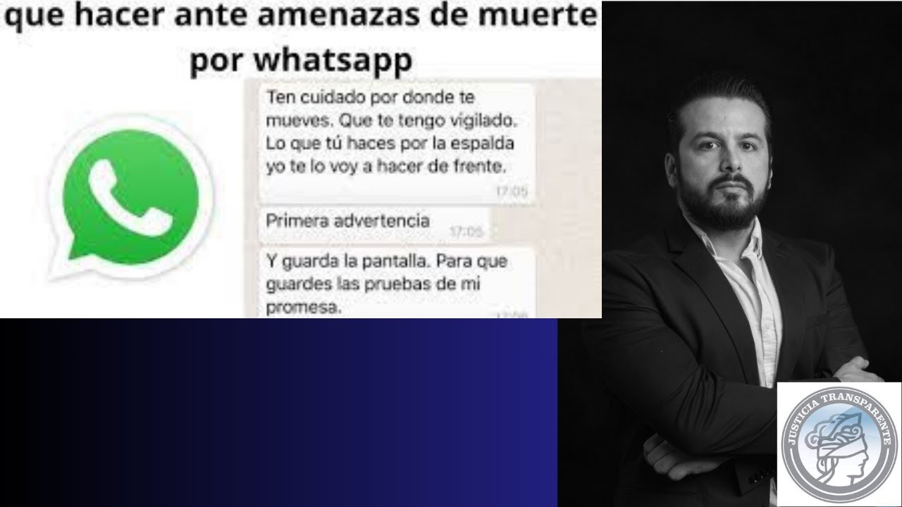 Que hacer si me amenazan de mu$rt$ por whatsapp? como denunciar y consejos practicos.