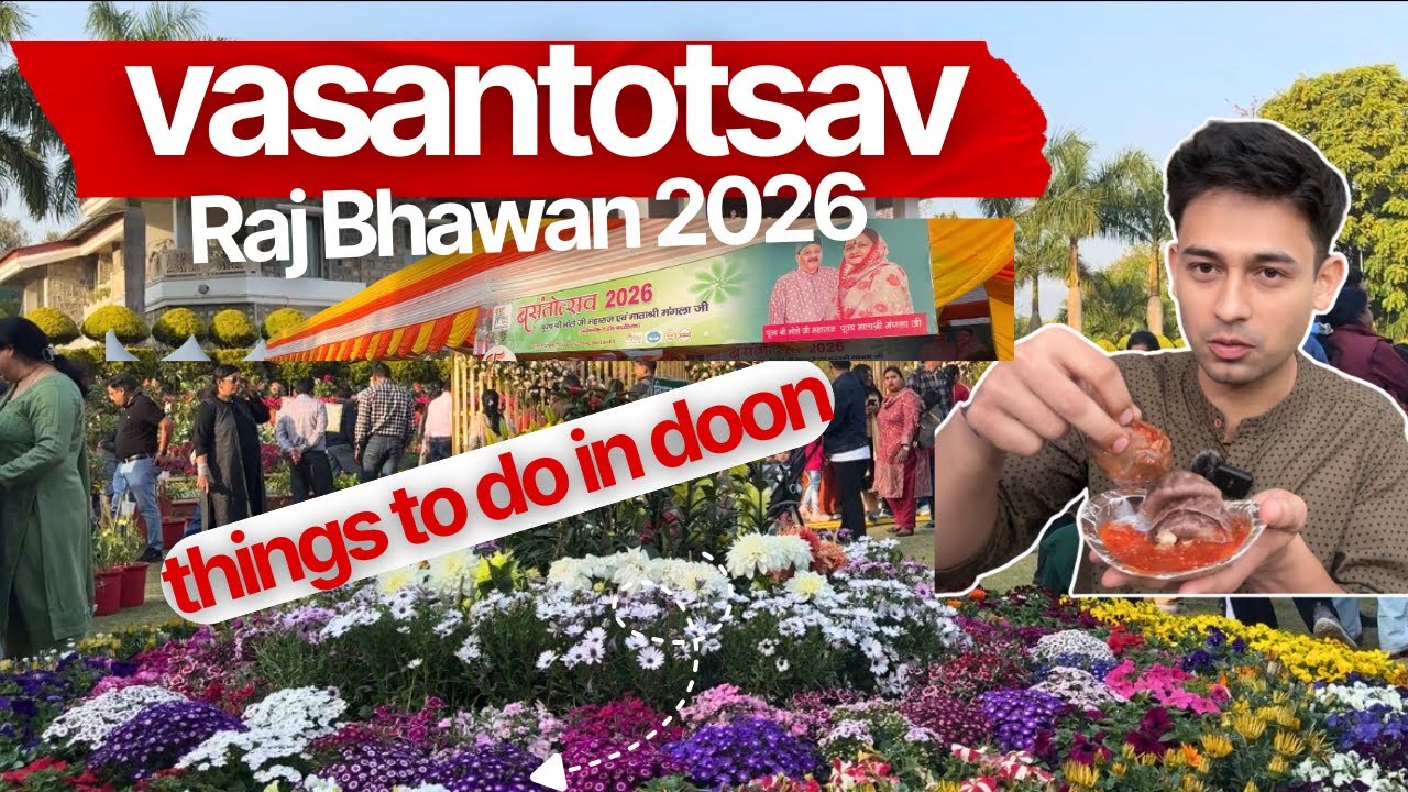 I went inside Lok Bhavan Dehradun | Vasantotsav 2026 | Things To Do In Dehradun