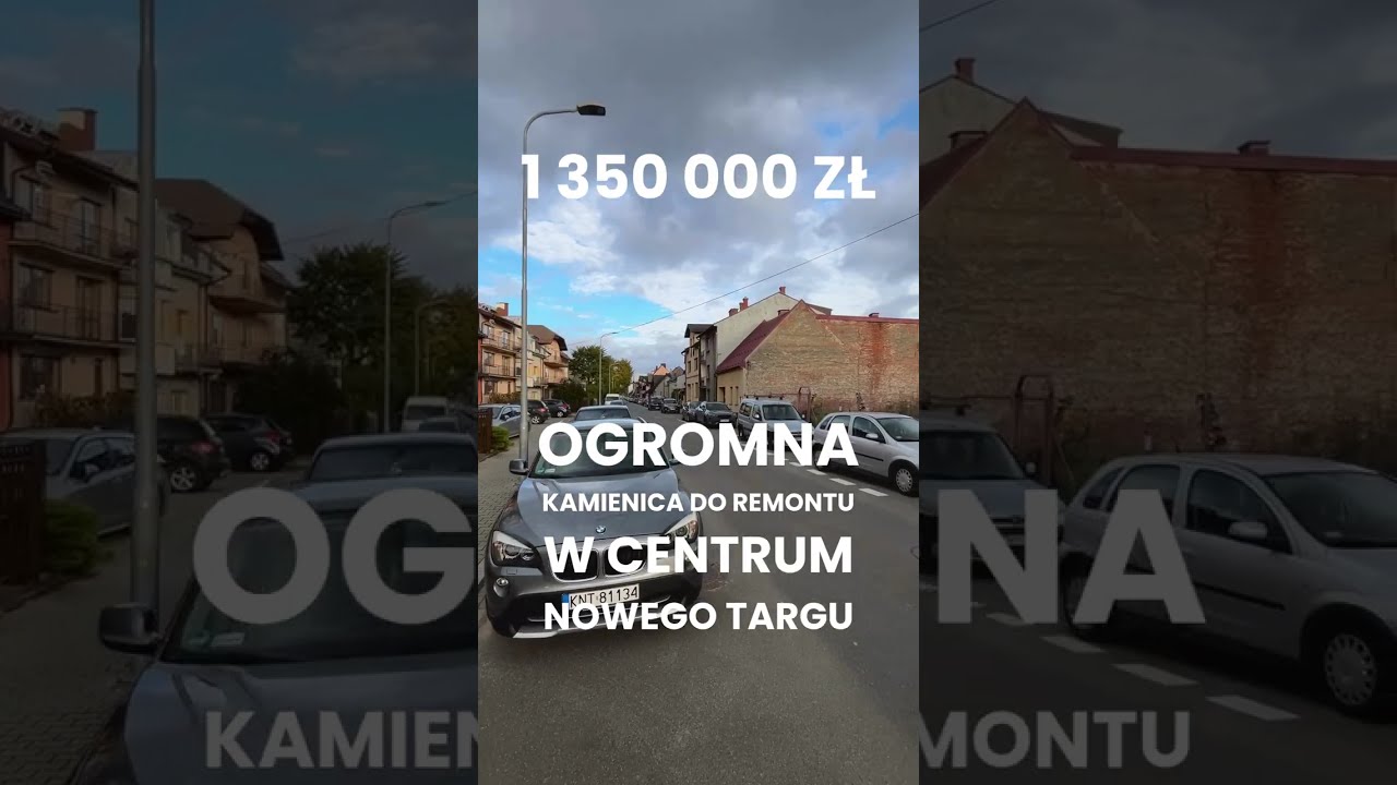 Kamienica w centrum Nowego Targu | Duży budynek mieszkalno-usługowy na sprzedaż