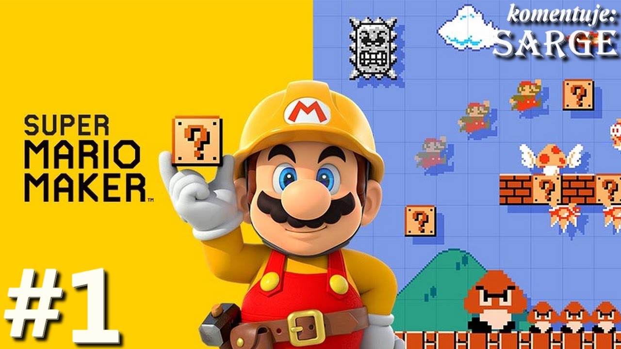 Super Mario Maker (Wii U gameplay) - Edytor poziomów w świecie Mario | 60 fps