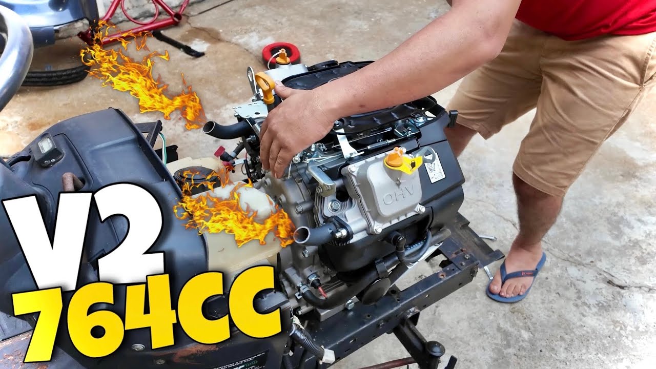 PRIMEIRA PARTIDA no MOTOR V2 de 764cc 25hp da Branco 😱😱