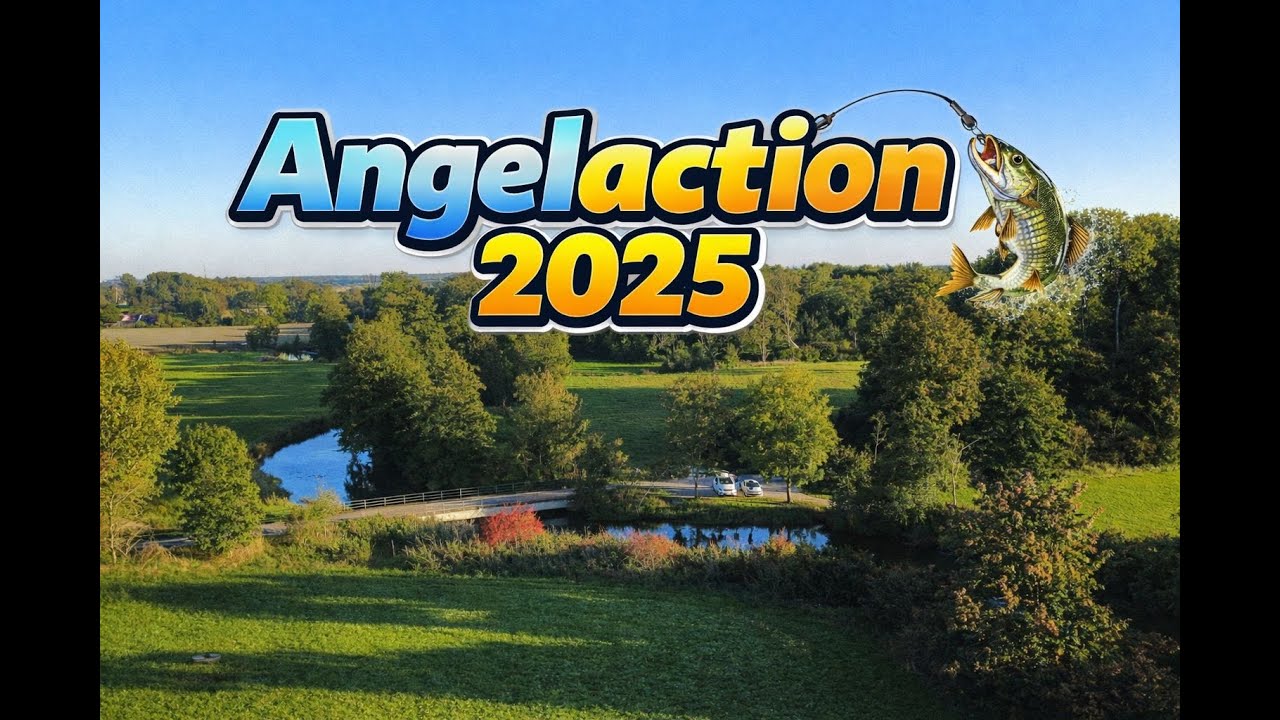 Angelaction 2025 – Mit den Jungs ans Wasser 🎣 Erster Fang, gutes Essen & Drohne 