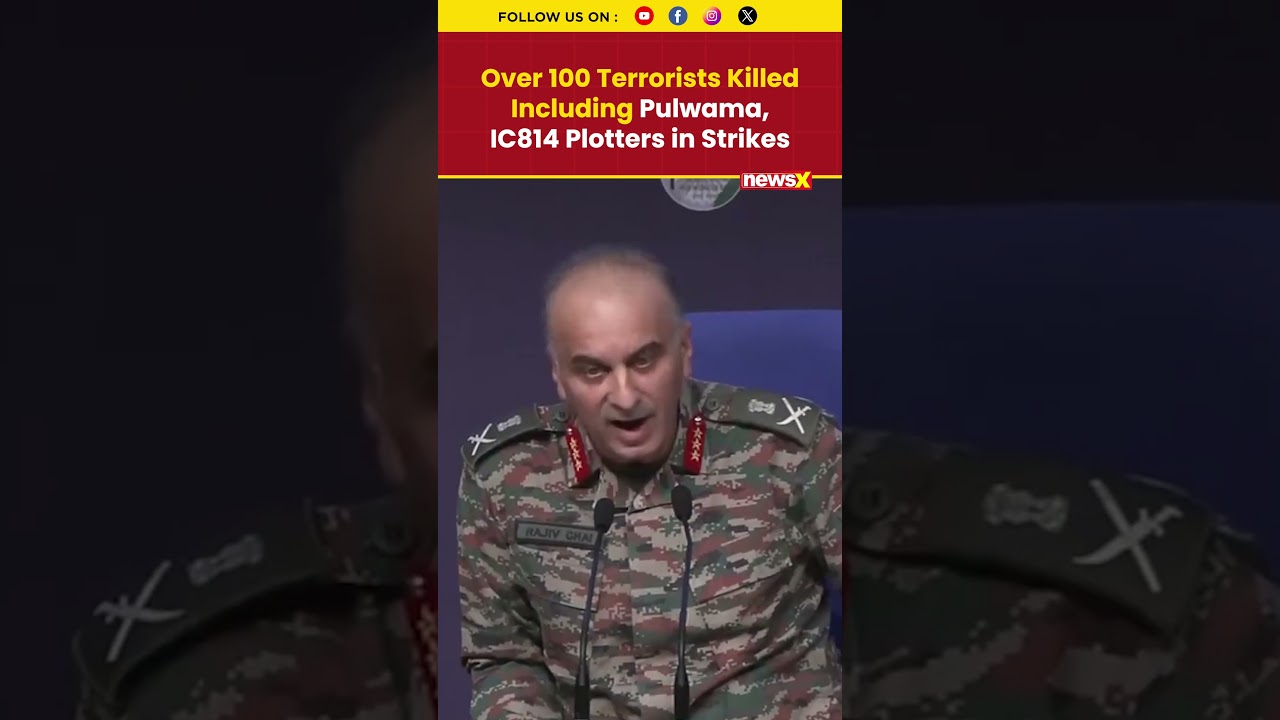 Over 100 Terrorists Killed in Precision Strikes Across Nine Camps Says DGMO Rajiv Ghai