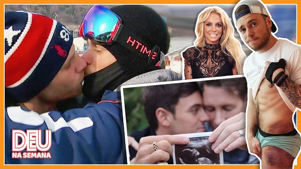 BEIJO GAY NAS OLIMPÍADAS | TOM DALEY SERÁ PAPAI |  BRITNEY GANHA PRÊMIO LGBT - Deu Na Semana